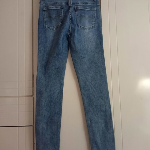 Women's blue jeans, size L, cotton blend
