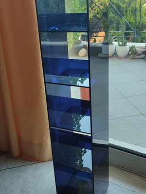 Habitat Allegro CD storage tower, vintage plexiglass