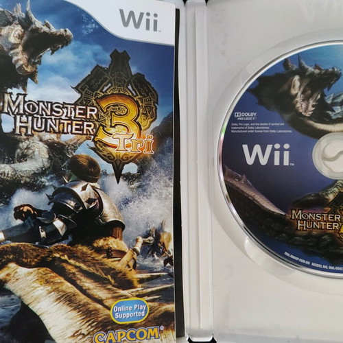 Nintendo Wii game pack used, Redsteel 2 and Monster Hunter 3