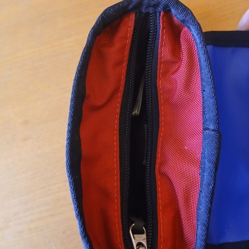 North Face crossbody bag like new, colorful