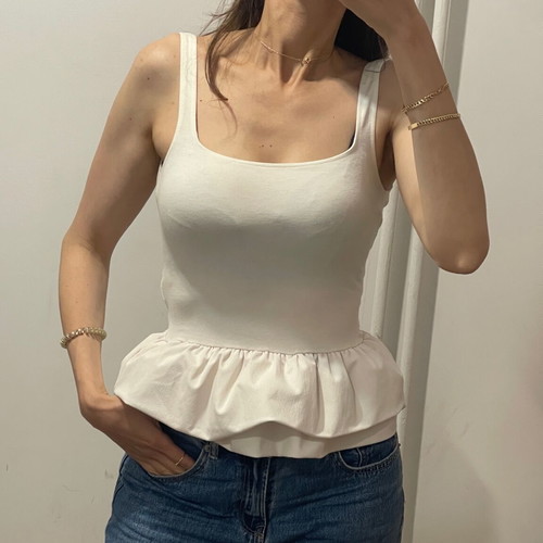 Zara cream top size S like new
