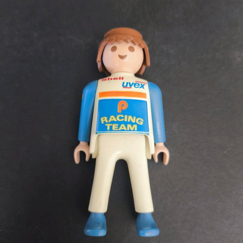 Playmobil Racing Team Shell Uvex 1990 collectible like new