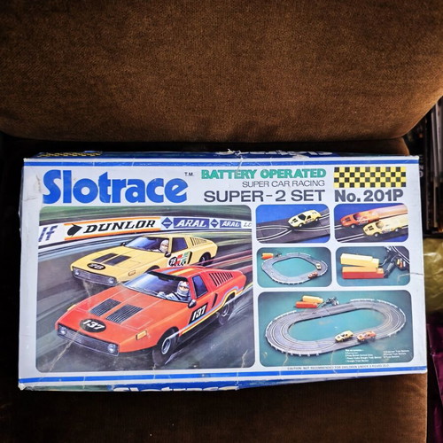 Slotrace Super Car Racing Set 90s like new