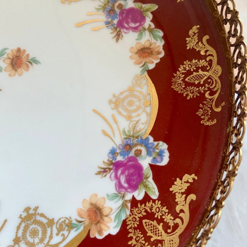 Furstenberg porcelain footed bowl vintage, excellent condition