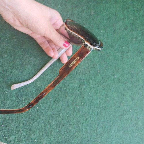 Carrera 33 Unisex Navigator Sunglasses new, brown acetate frame