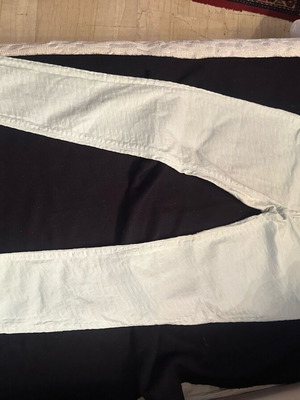 Zara white light blue pants size 40 like new