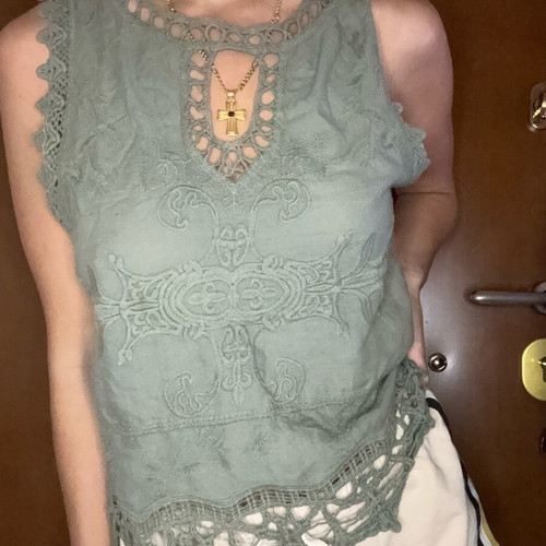 Boho cotton blouse