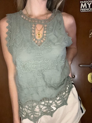 Boho cotton blouse