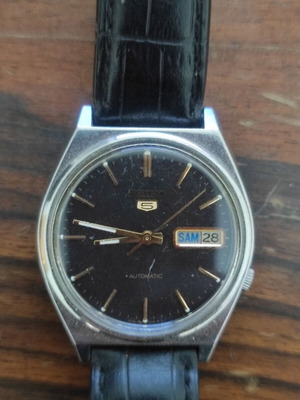 Vintage Seiko 5 7009-3140 men's automatic watch used 1979