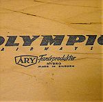  Vintage ξύλινος δίσκος σερβιρίσματος "OLYMPIC AIRWAYS".