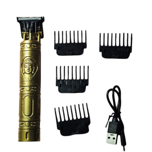 Rechargeable shaver like new with 4 heads and charging cable