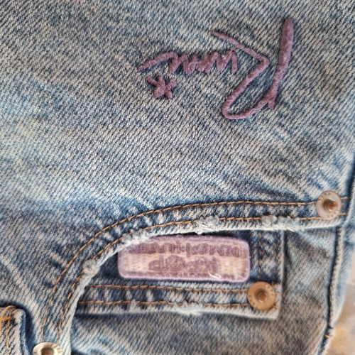 Zara Girls' Denim Shorts Like New, Size 128 cm, Age 8-9