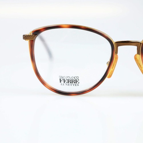 Gianfranco Ferre GFF 124 Eyeglasses new, brown and gold
