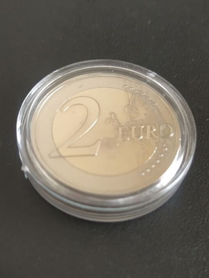 Κέρμα 2 ευρώ 2023 Ελλάδα μεταχειρισμένο σε κάψουλα προστασίας