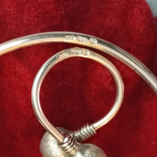 Lalaunis A21 925 silver bracelet and ring set used