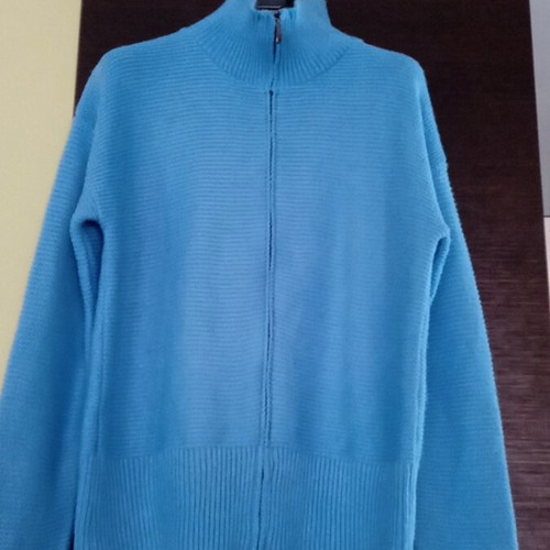 Women's knitted cardigan blue, like new, size XL