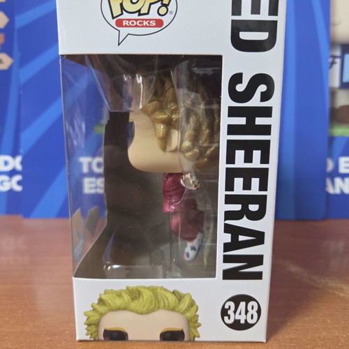 Funko Pop Rocks Ed Sheeran #348 Diamond Collection new figure