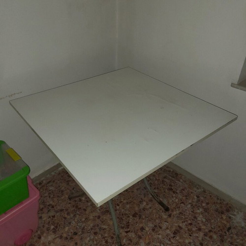 Square table used 80×80 cm for home and camping
