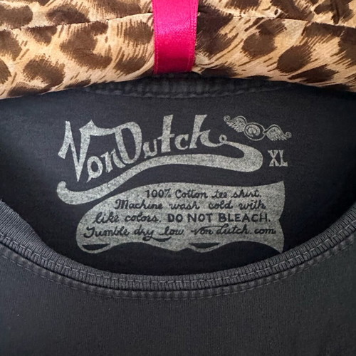 Von Dutch blouse like new, blue, size XL