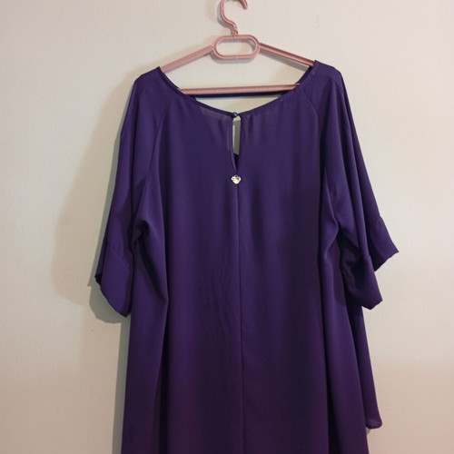 Mat blouse new, size L-XL, purple