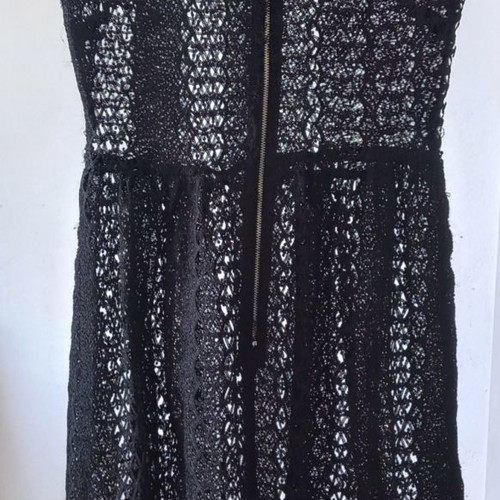Zara lace dress size M black excellent condition