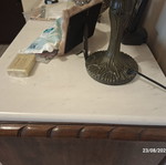 Restored 1950s buffet with marble top