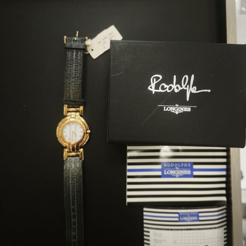 Rodolphe by Longines Ladies Watch Gold Tone Swiss quartz, new