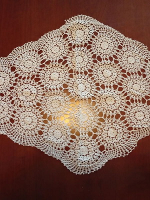 Handmade Crochet Doily like new