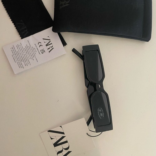 Zara black acetate sunglasses new