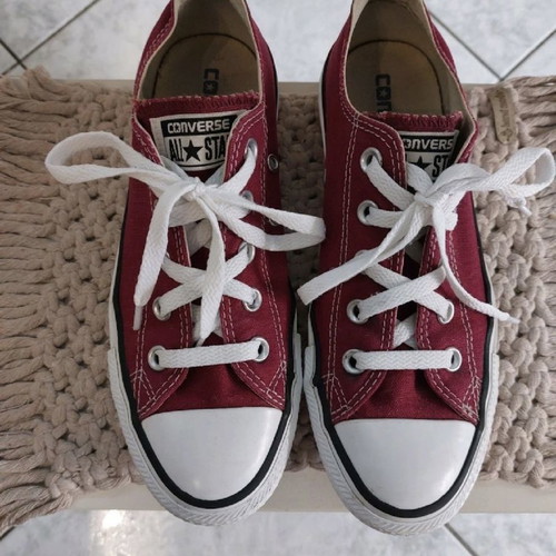 All Star authentic burgundy sneakers new, size 36