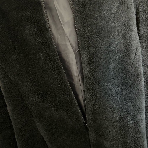 Celestino black fur coat like new, women's
