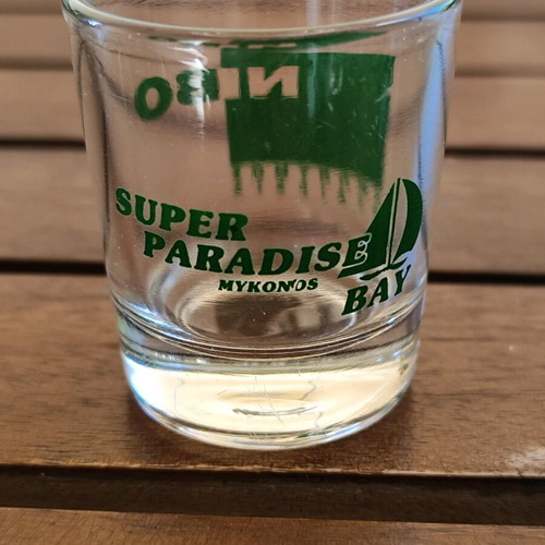 Shot glass set Mykonos collection like new 2007