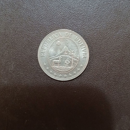 Bolivia 1967 50 Centavos coin