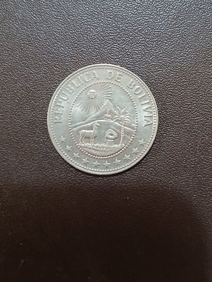 Bolivia 1967 50 Centavos coin