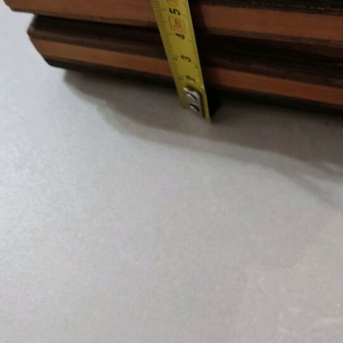 Vintage handmade carved wooden box like new with decorative motifs