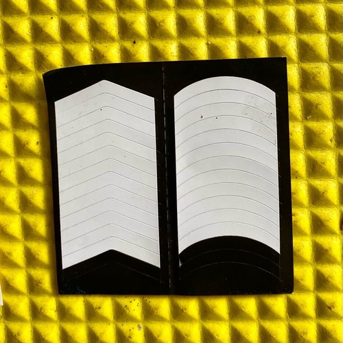 Nail stickers used with guide for French manicure