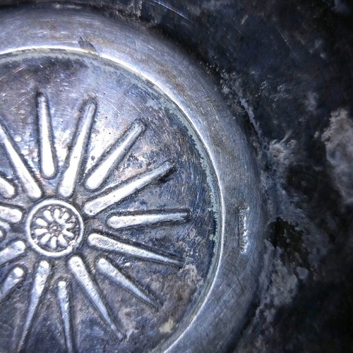 Commemorative metal vessels like new with Vergina symbol and Alexander the Great head