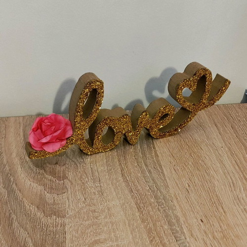 Love mdf decorative handmade like new