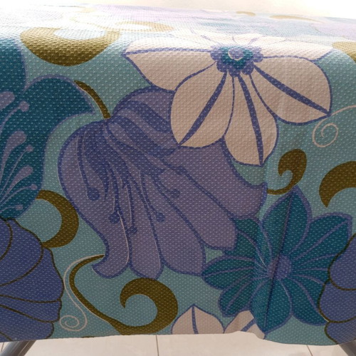 Vintage floral pique blanket