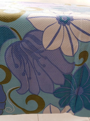 Vintage floral pique blanket
