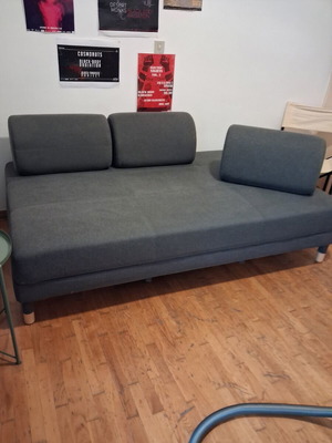 Καναπές IKEA Flottebo σαν καινούργιος, με ανατομικές τάβλες, πολυλειτουργικός