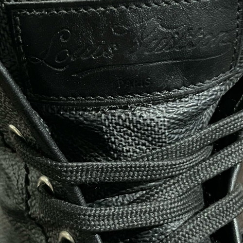 Louis Vuitton Damier Graphite Sneakers like new, size 43.5, black/gray