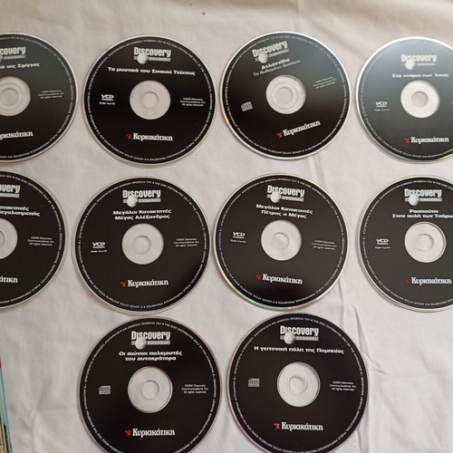 Discovery Channel documentary DVD set, like new, pack of 10