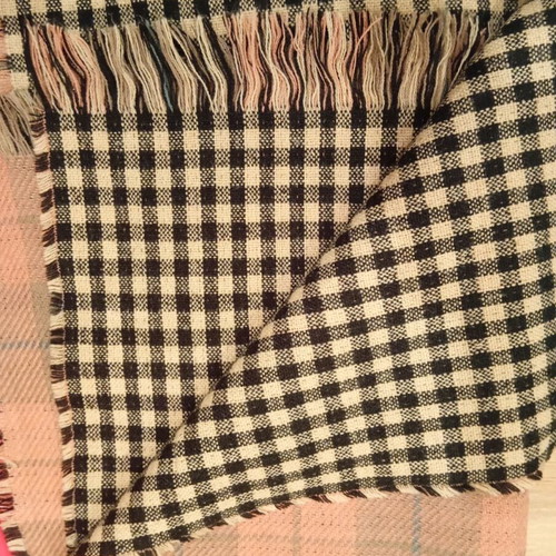 Wool scarf like new, colorful double-sided