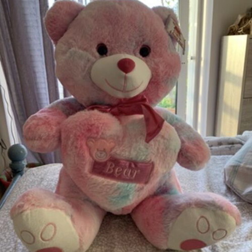 Large Pink Teddy Bear new, 43x35x45 cm