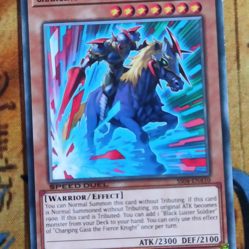 Κάρτα Yu-Gi-Oh! Charging Gaia the Fierce Knight σαν καινούργιο