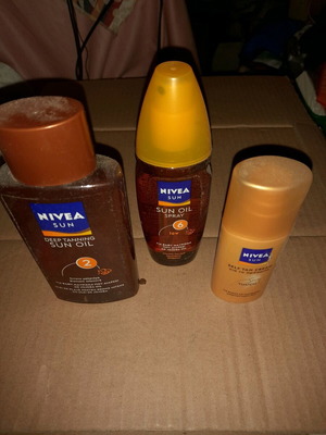 Αντιηλιακά NIVEA αχρησιμοποίητα, πακέτο 3 συλλεκτικά