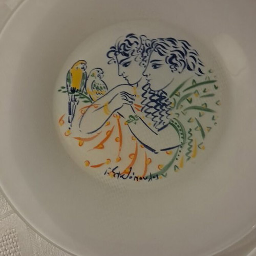 Lumidi collectible plates by Stathopoulos new, set of 4