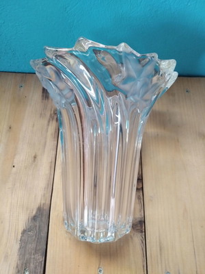 Crystal vase used, Germany