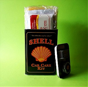 Μεταλλικό Κουτί Shell με kit περιποιησης αυτοκινητου
